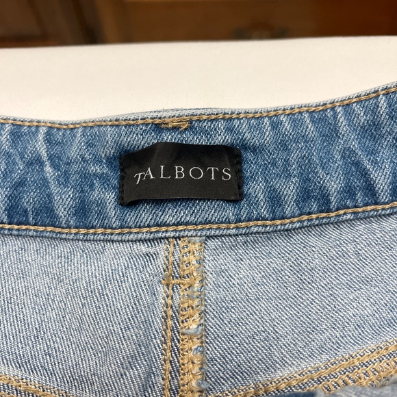 NWT Talbots Brand Straight Ankle Cuff Jeans.  Size 10. - Picture 10 of 12